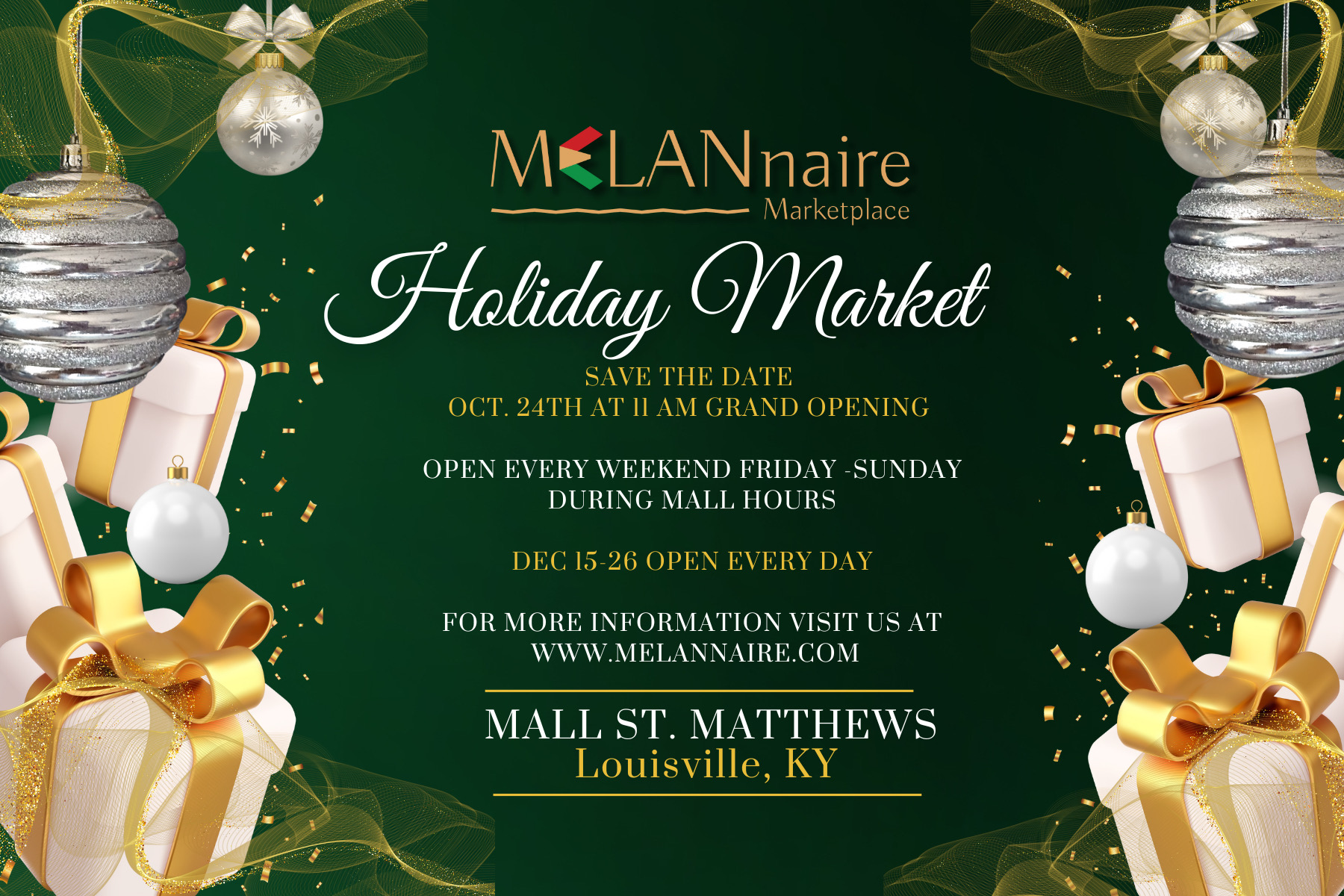 2025 Holiday Market Detailed Flyer