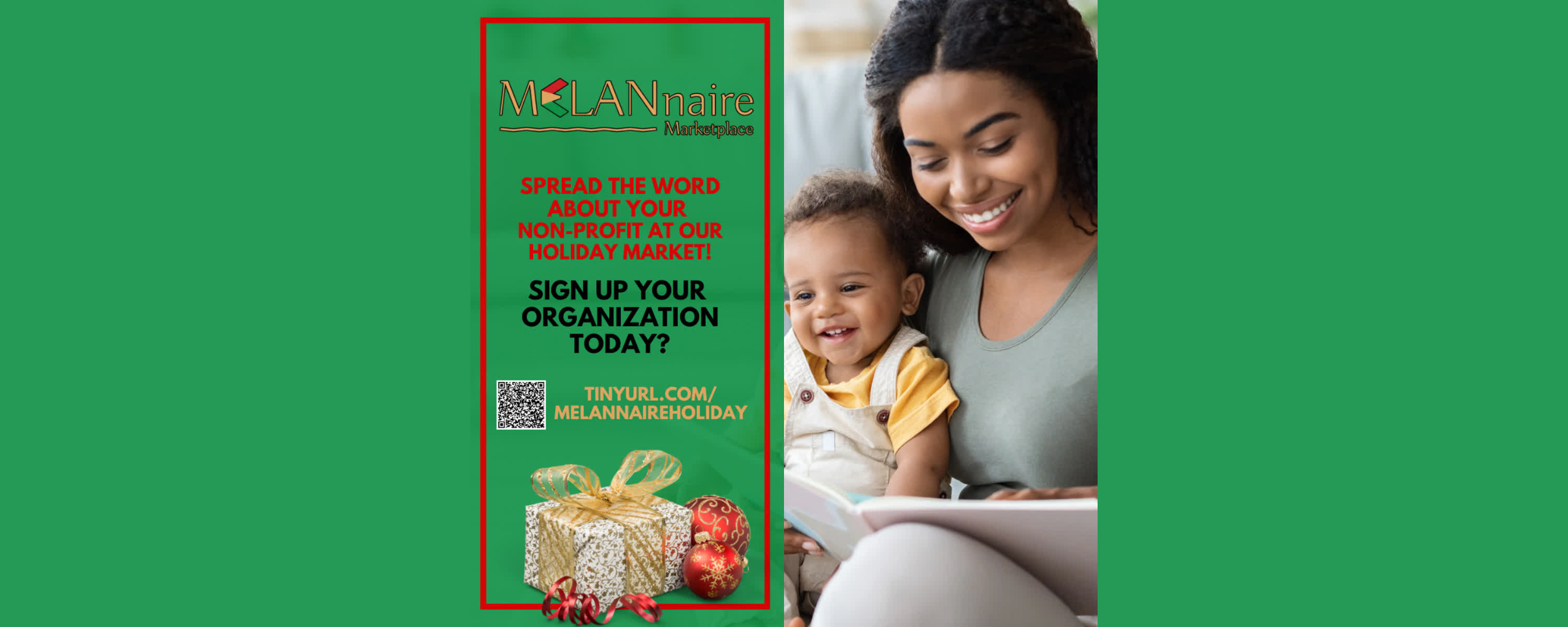 MELANnaire Marketplace Holiday Market – Non-Profit Sign-Up!