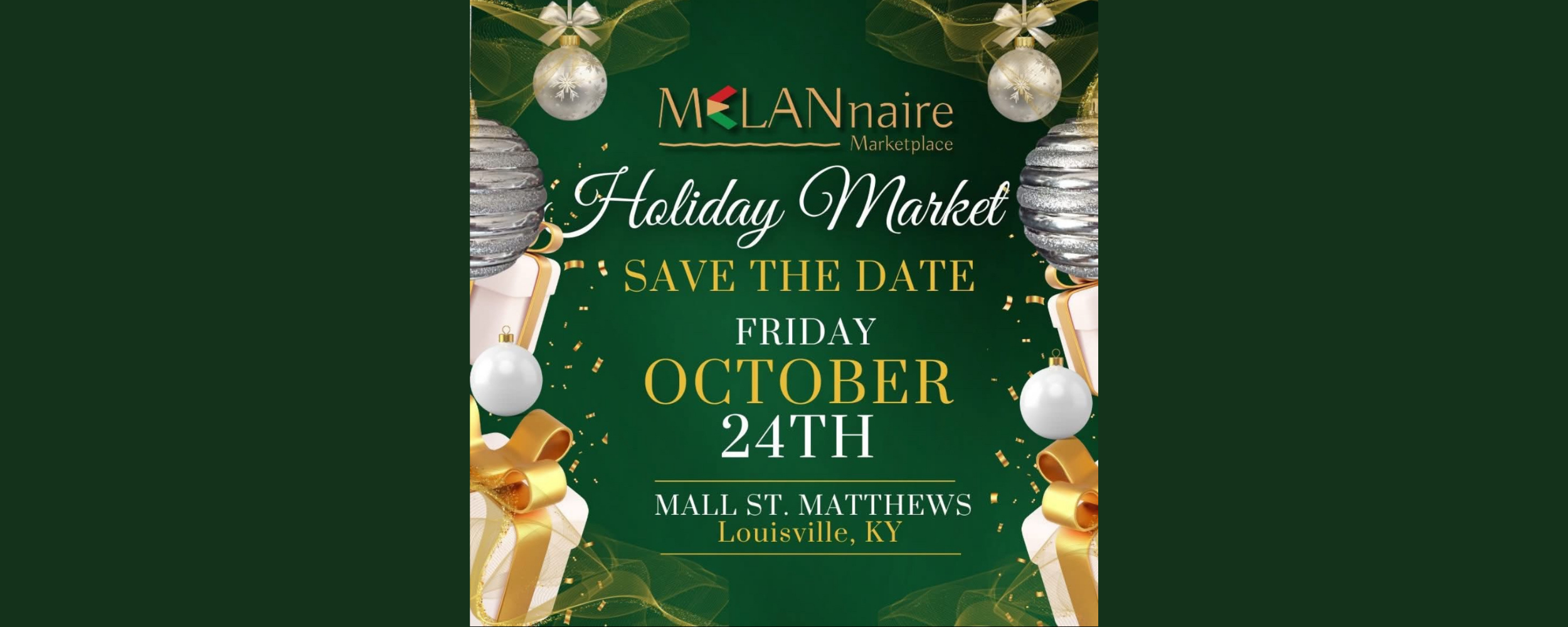 2025 Holiday Market Banner